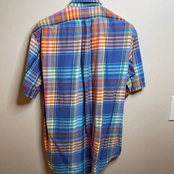 Ralph Lauren Plaid Multicolor Button Down Size M - Picture 5 of 5